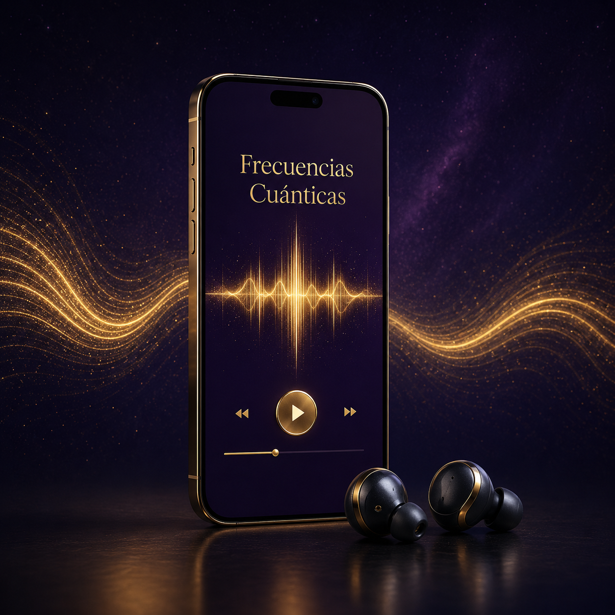 Audios de Frecuencias Cuánticas en celular