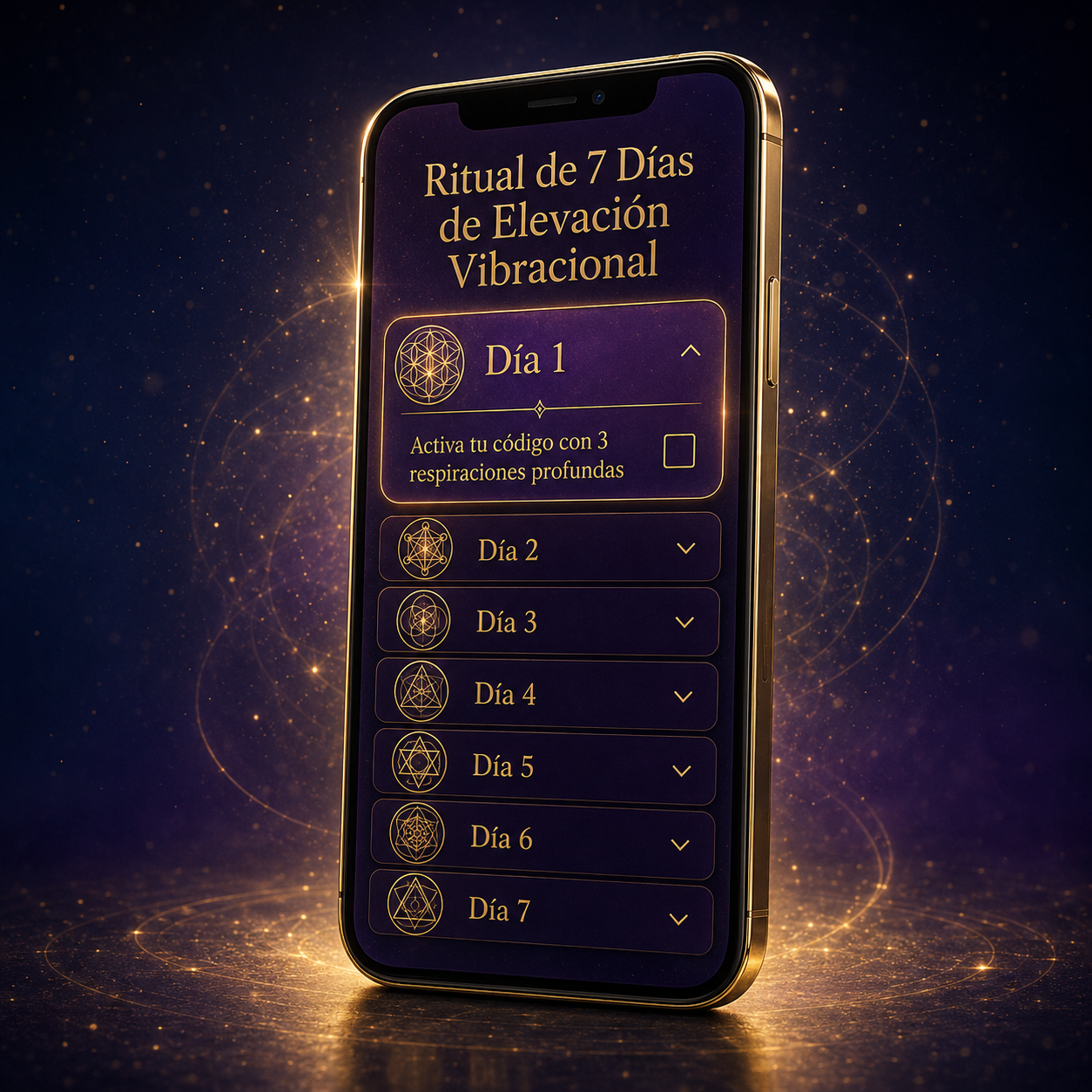 Ritual de 7 Días de Elevación Vibracional en celular