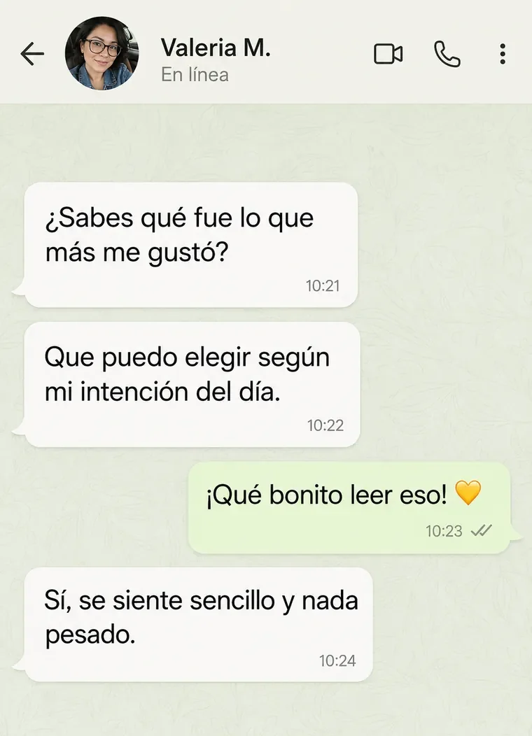 Testimonio de clienta sobre 400 Códigos Cuánticos