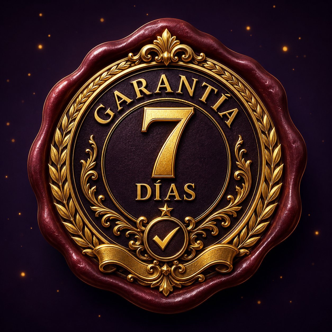 Sello de garantía de 7 días